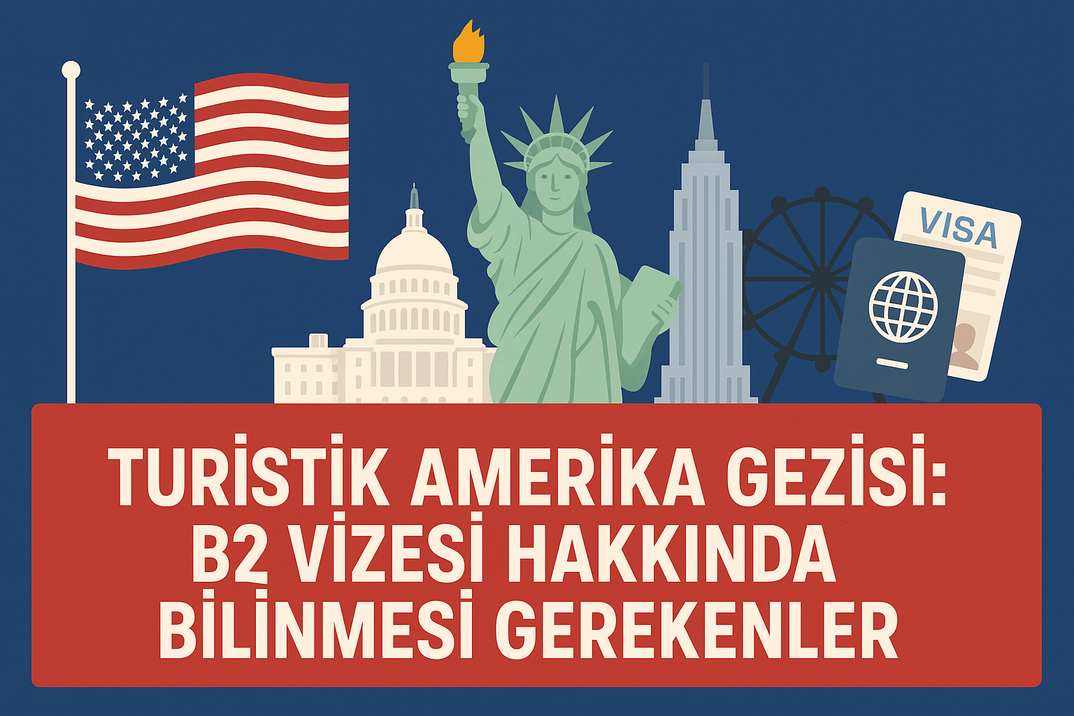 Turistik Amerika Gezisi: B2 Vizesi Hakkında Bilinmesi Gerekenler