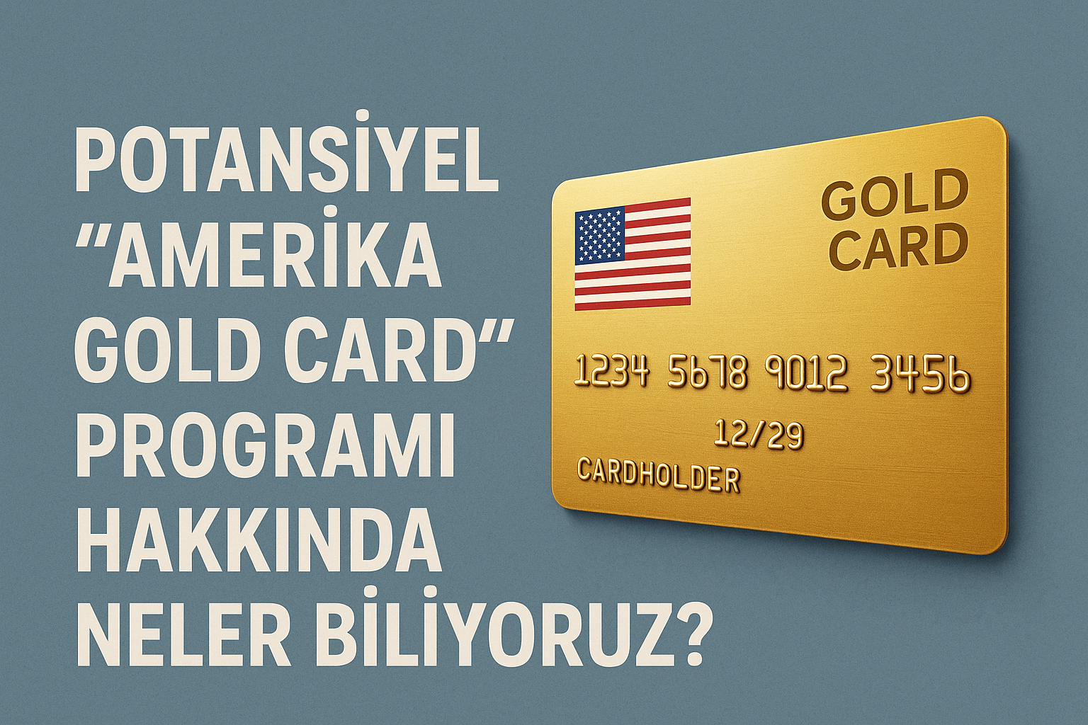 Amerika Gold Card: Potansiyel Bir Program mı, Geleceğin Yeşil Kartı mı? Derinlemesine Bir Bakış